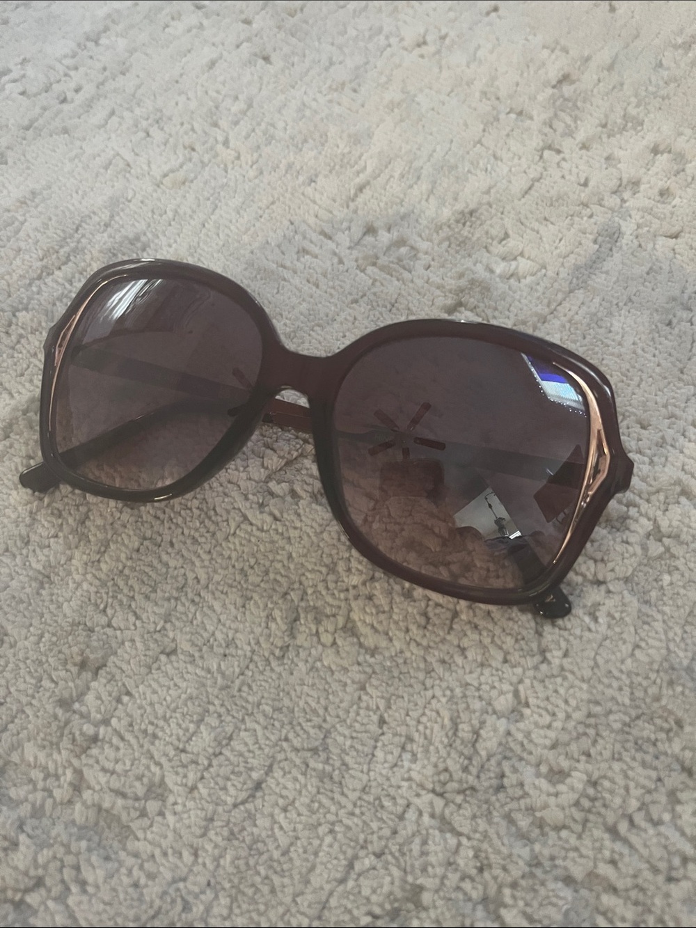 Nine West Vintage Butterfly Sunglasses